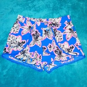 Total Girls Cute Floral Layered Shorts